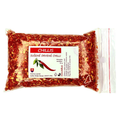 sušené drvené chilli